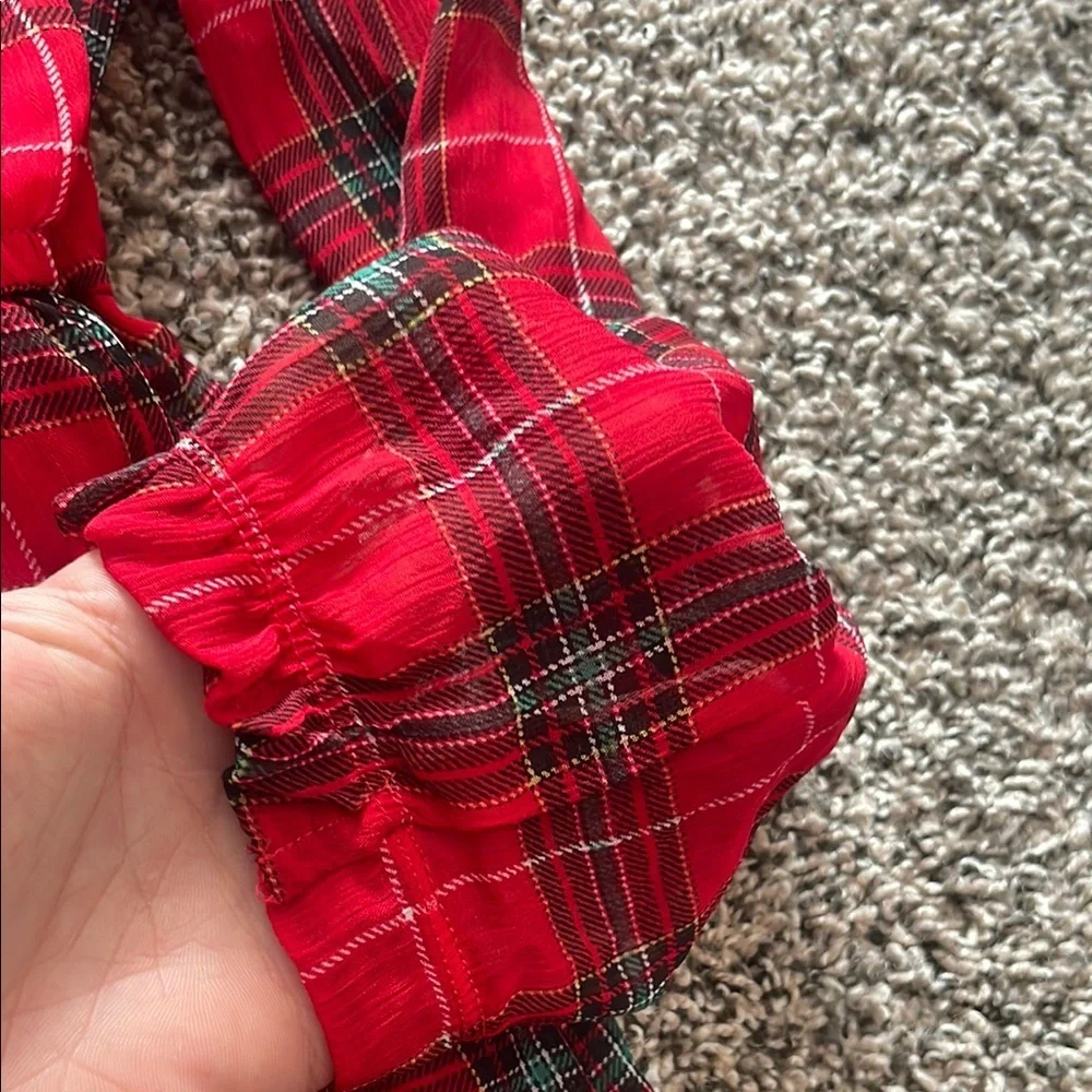 Wonder Nation Red Plaid Casual Dress